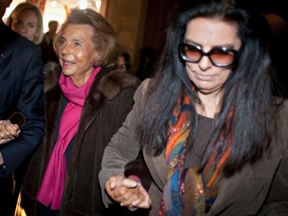 Liliane Bettencourt and Francoise Bettencourt-Meyers