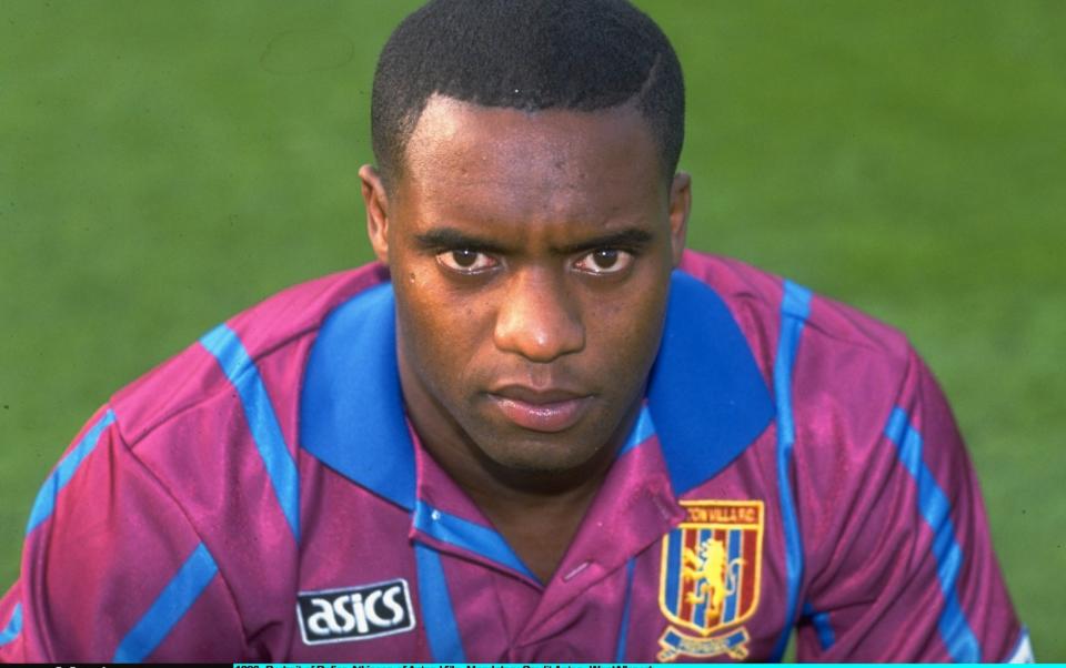 1993: Portrait of Dalian Atkinson of Aston Villa. - Getty Images Sport /Anton Want 