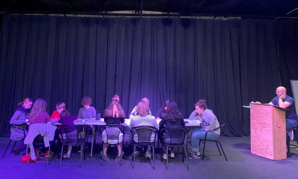 Silver Line Theatre Exchange presents "12 Angry Jurors." The courtroom drama marks the first all-valley high school production in the black box performance space in downtown Staunton.