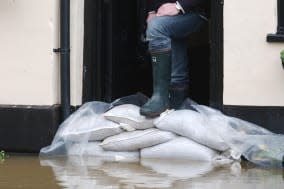 Flooded home