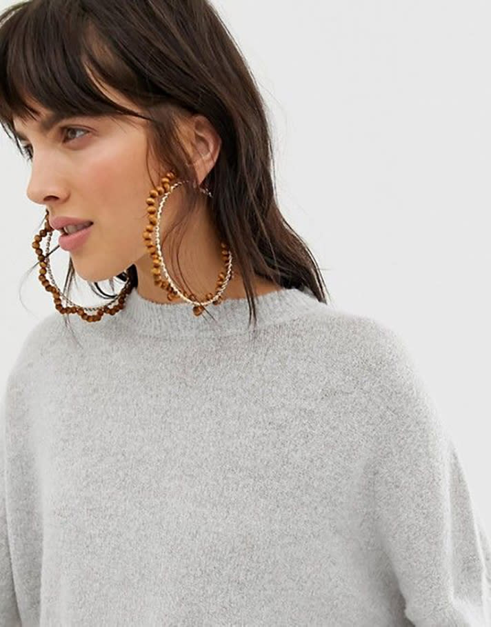 STYLECASTER | Hoop Earrings So Truly Massive You Could Probably Fit Your Head Through Them