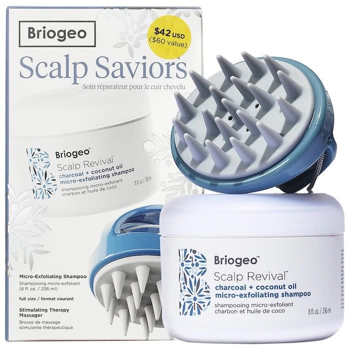 <p><a href="https://go.redirectingat.com?id=74968X1596630&url=https%3A%2F%2Fwww.sephora.com%2Fproduct%2Fbriogeo-scalp-revival-shampoo-scalp-massager-gift-set-P507313&sref=https%3A%2F%2F" rel="nofollow noopener" target="_blank" data-ylk="slk:Shop Now;elm:context_link;itc:0;sec:content-canvas" class="link rapid-noclick-resp">Shop Now</a></p><p>Scalp Revival Shampoo + Scalp Massager Gift Set</p><p>sephora.com</p><p>$31.50</p>