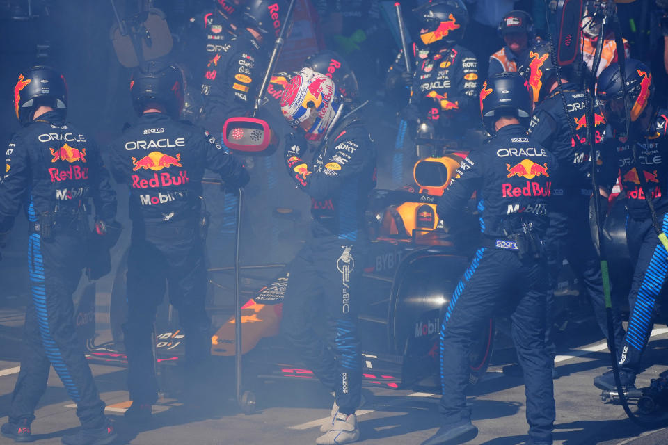 RedBull volvió a tener problemas mecánicos en el circuito australiano como en el 2022