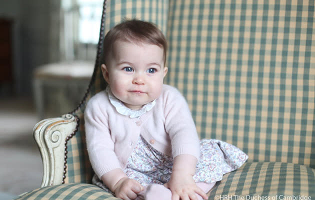 Princess Charlotte. Photo: Twitter.