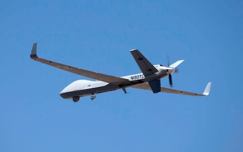 Britain has said it will buy 16 Protector drones and they are due in-service in 2023. - Credit: Wg Cdr J D Eklund/UK MOD Crown Copyright 2019