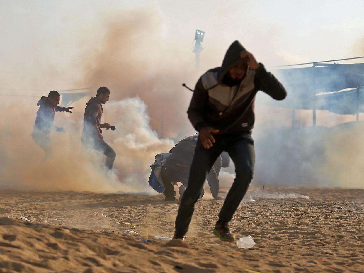 Gaza suffered its worst violence in years last week when Israeli forces shot and killed 60 people protesting both living conditions and the US embassy move: AFP/Getty