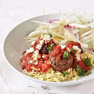 Greek Pasta with Meatballs