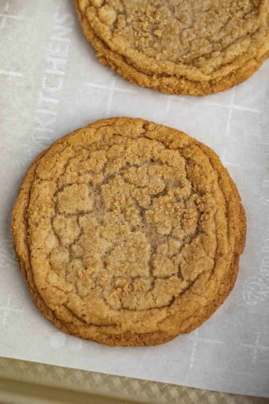 <p>Dinner then Dessert</p><p>Brown sugar cookies made with dark brown sugar and butter are sweet, soft, chewy, and the perfect spin on the traditional cookie ready in under 30 minutes!</p><p><strong>Get the recipe: <a href="https://dinnerthendessert.com/brown-sugar-cookies/" rel="nofollow noopener" target="_blank" data-ylk="slk:Brown Sugar Cookies;elm:context_link;itc:0;sec:content-canvas" class="link rapid-noclick-resp"><em>Brown Sugar Cookies</em></a></strong></p>