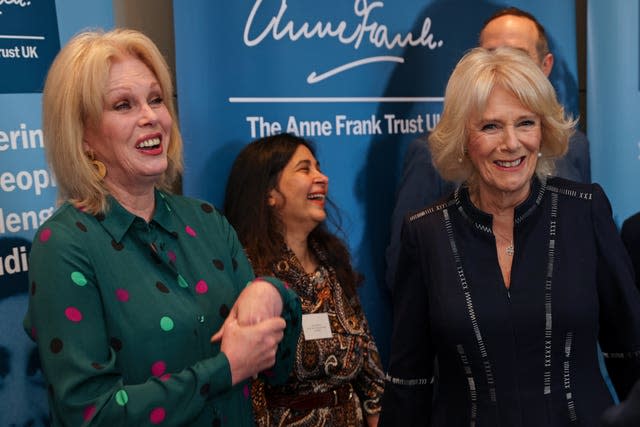 Duchess of Cornwall attends Anne Frank Trust reception