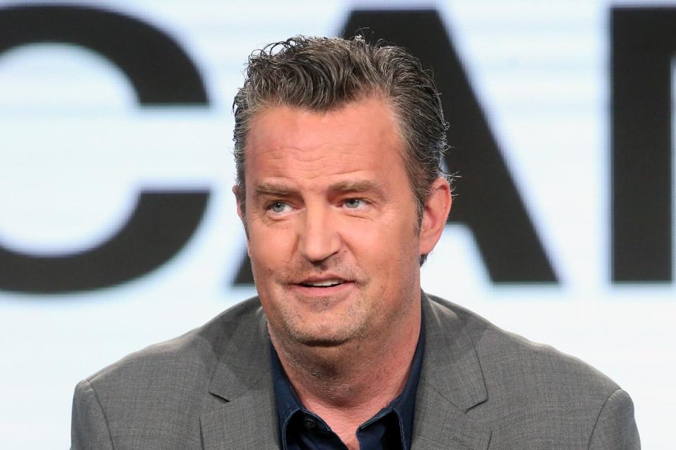 Gone too soon: Matthew Perry was among the stars to leave us this year (Getty)