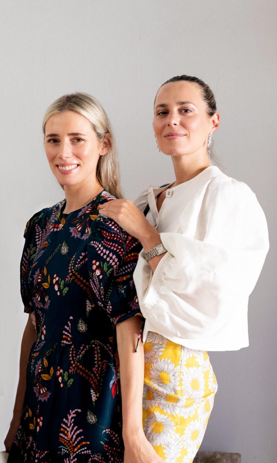 Lulu Figueroa y Claudia Osborne en el almuerzo de Suarez