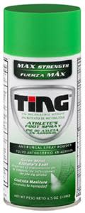 TING® 2% Miconazole Nitrate Athlete’s Foot Spray Antifungal Spray Powder