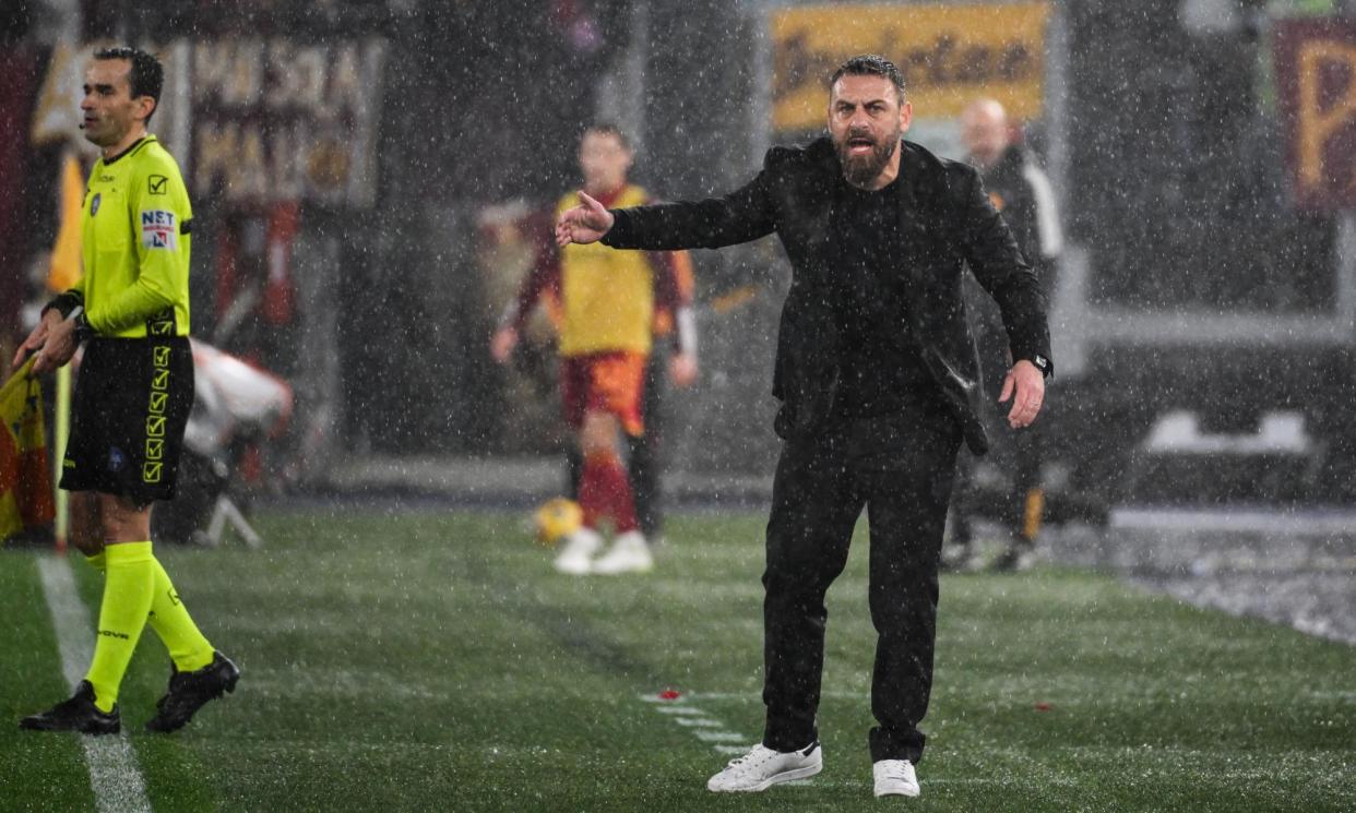 <span>Daniele De Rossi has encouraged Roma to prize possession and to hold a higher line – and got them back in the reckoning for a Champions League place.</span><span>Photograph: Alberto Pizzoli/AFP/Getty Images</span>