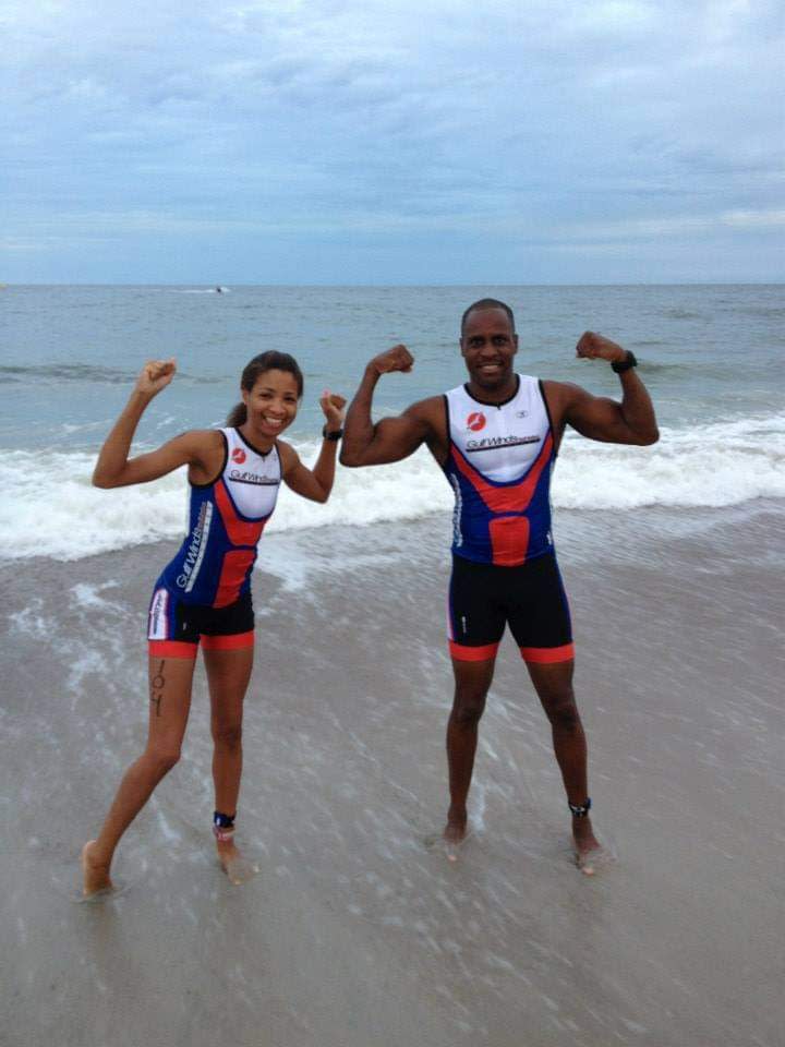 Clement Allen and daughter Jamila Allen have been competing together in triathlons, marathons and road races since 2009 after making a New Year's resolution.