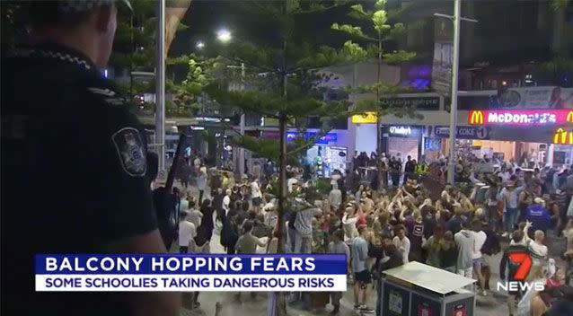 Dozens have been arrested so far during this year's celebrations. Source: 7 News