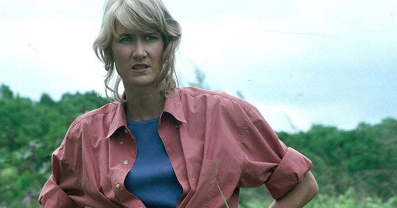 Laura Dern in Jurassic Park.