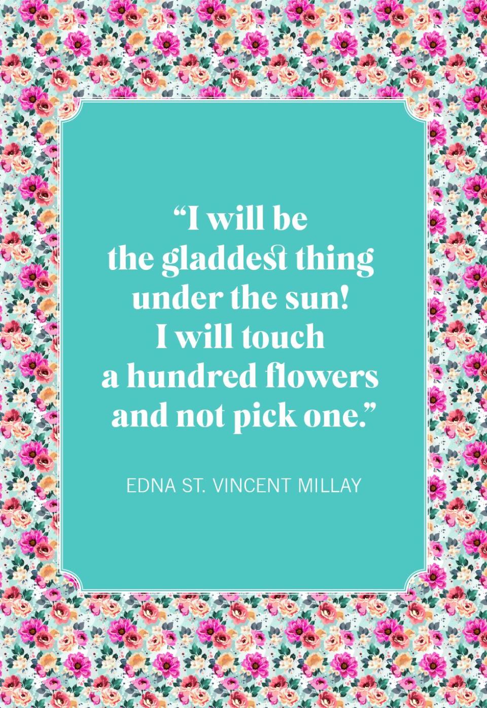 spring quotes edna st vincent millay