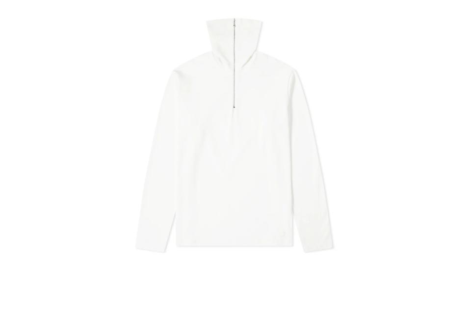 Jil Sander+ long sleeve quarter zip tee