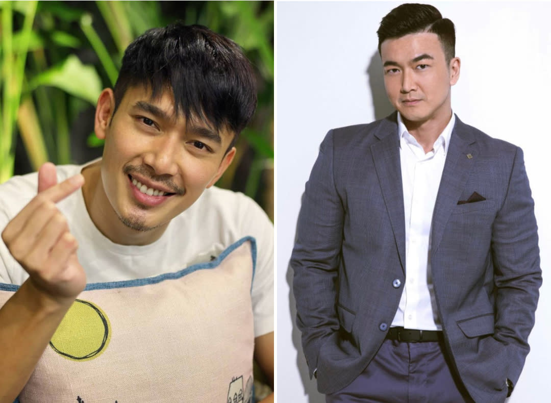 Singaporean actor Elvin Ng (left) and Taiwanese actor-model Patrick Lee. (Photos: Instagram)