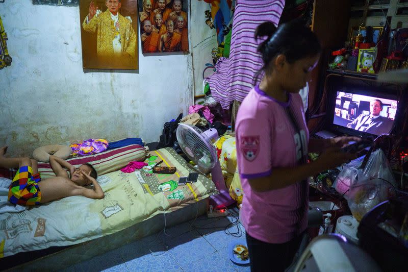 The Wider Image: Punching out of poverty: Despite risks, nine-year-old Thai fighter eager to return to ring