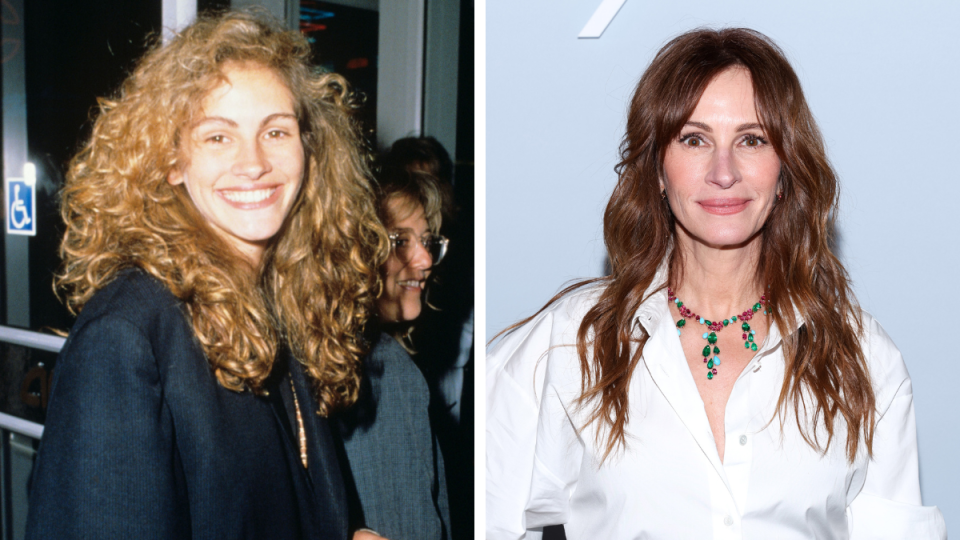 Julia Roberts in 1989 and 2024