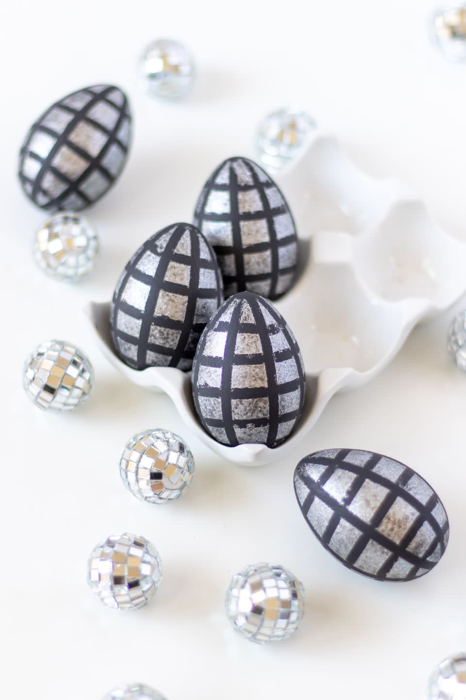 Disco Ball Easter Eggs