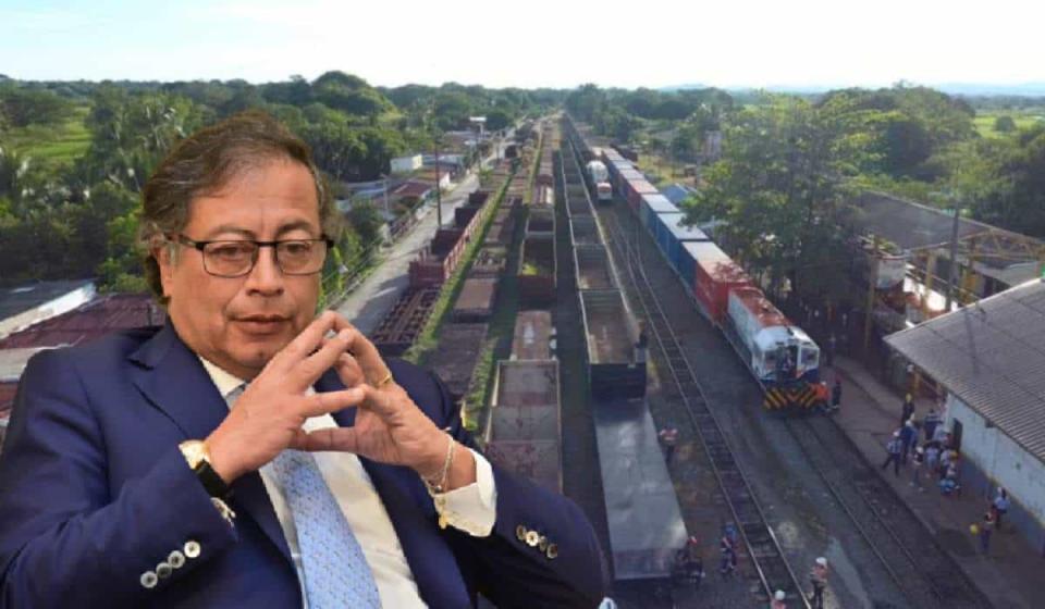 El ferrocarril planteado por el presidente Gustavo Petro conectaría a Turbo (Antioquia) y Cupica (Chocó) Foto: Presidencia y ANI