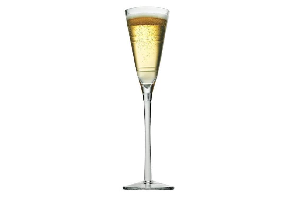 It doesn't get any simpler than bourbon and Champagne. And the spicy, small-batch <a href="http://liquor.com/spirits/brands/jim-beam/" target="_hplink">Basil Hayden's</a> is a great foil for a dry champers.     <strong><a href="http://liquor.com/cocktails/recipes/the-basil-fizz/" target="_hplink">View recipe: The Basil Fizz</a></strong>