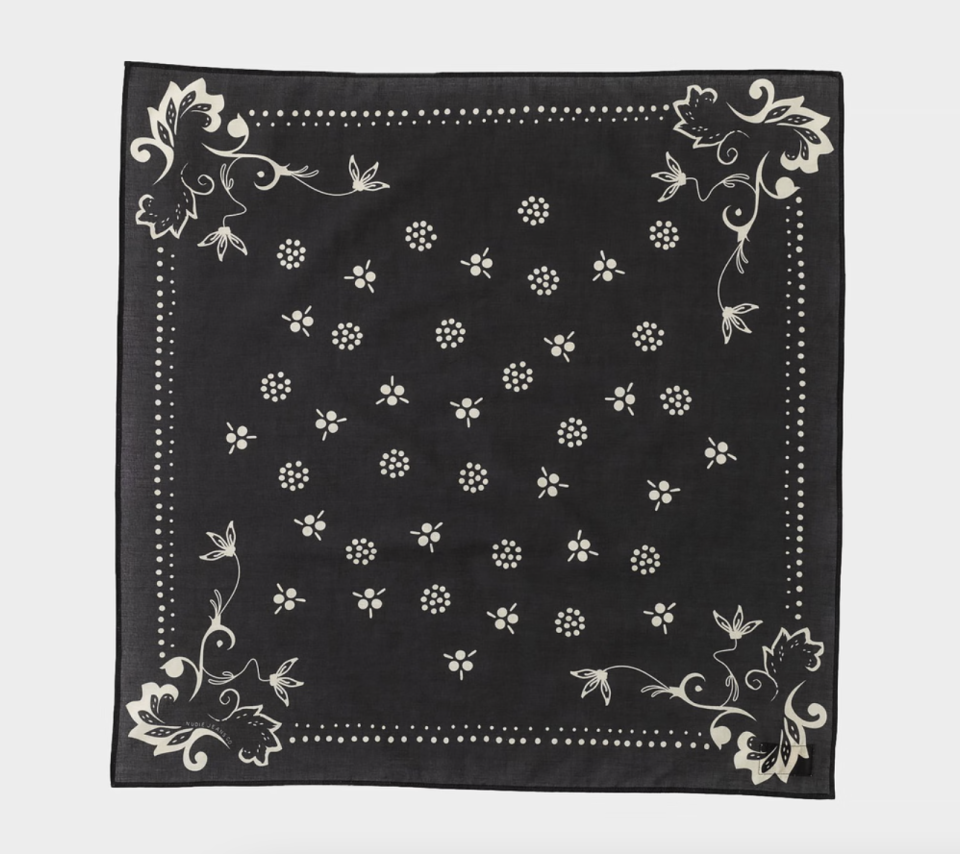 Nudie Jeans Black Bandana