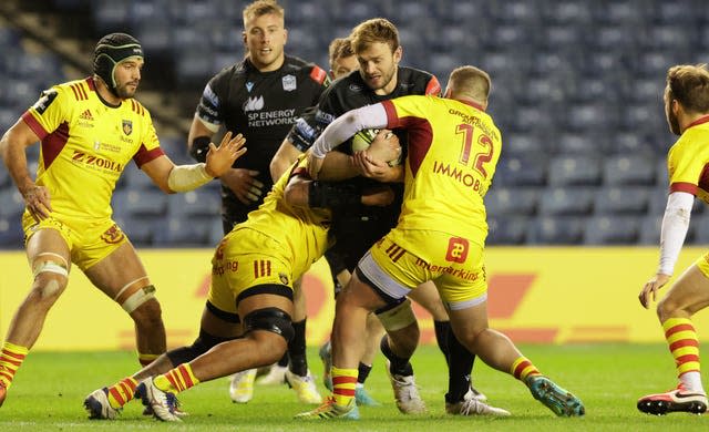 Richie Gray in action for Glasgow