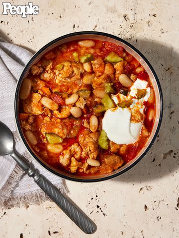 <p>Jen Causey</p> Trisha Yearwood's Nashville Hot Chicken Chili