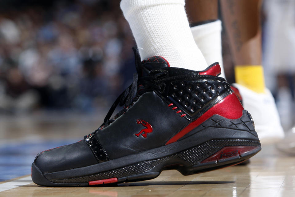 Shaquille O’Neal’s size 22 in 2007 while playing for the Miami Heat. - Credit: Rex Shutterstock