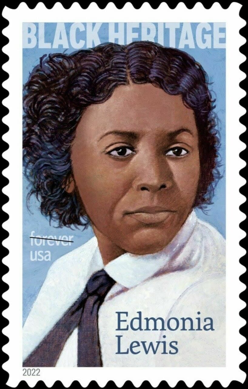 Edmonia Lewis Stamp (Credit: USPS)