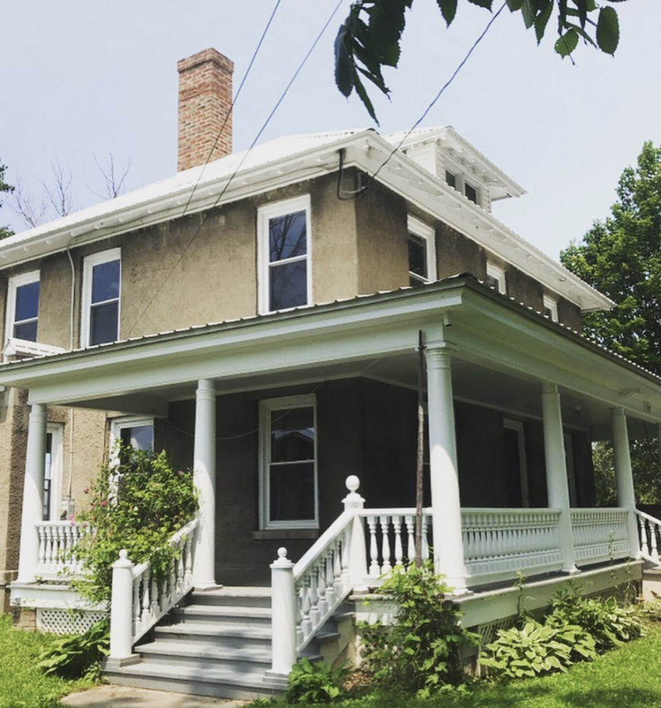 The property purchased by Nick Drummond and Patrick Bakker in upstate New York was believed to be built by a bootlegger. 