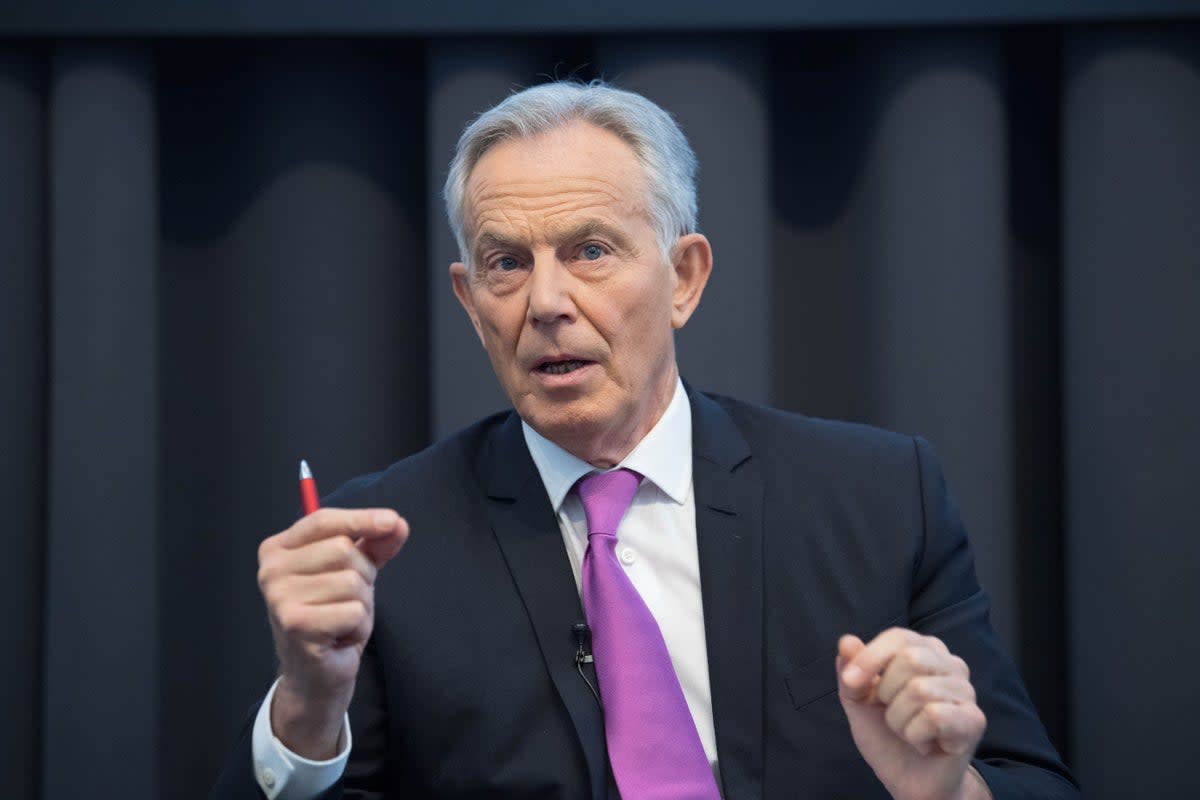 Sir Tony Blair called on the West to act against a strengthening China (Stefan Rousseau/PA) (PA Archive)