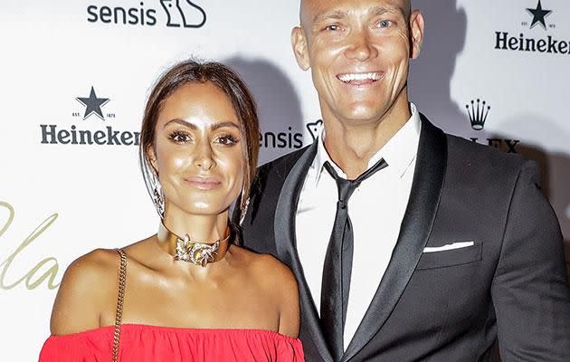 Michael Klim and his new love Desiree Deravi. Source: Getty