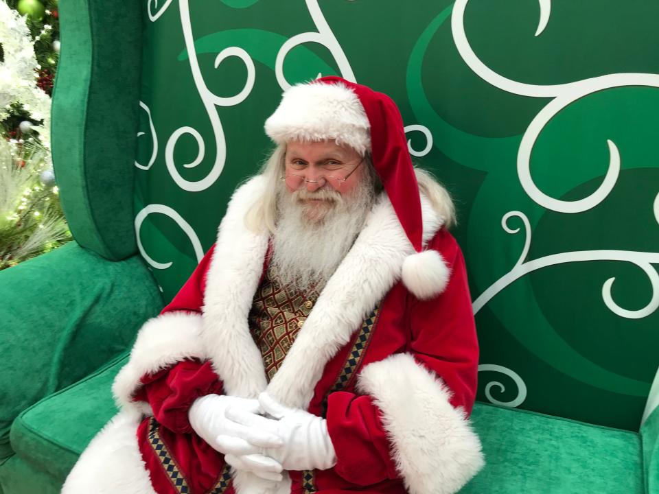Avoid line by scheduling a Santa photo online.