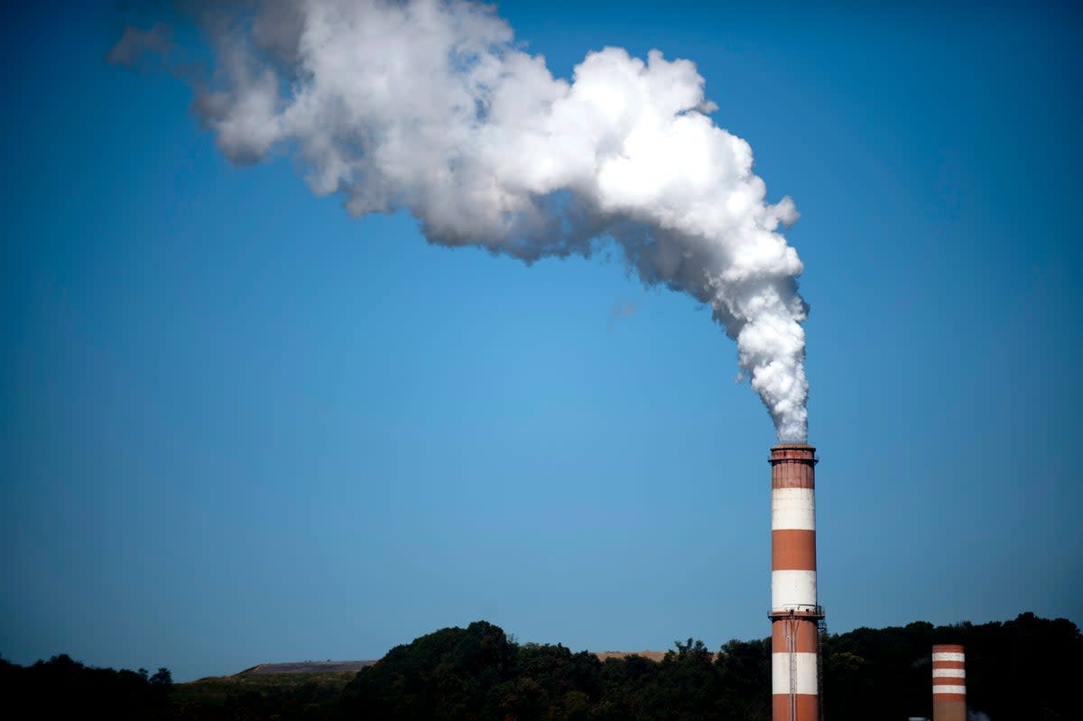 Smoke pours from a coal power plant outside Pittsburgh in 2013. The Supreme Court ruled today in favor of a number of coal interests against the EPA (Getty Images)