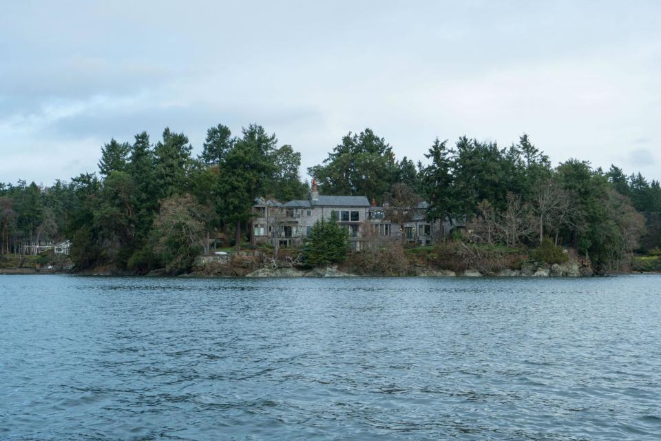 The couple have spent most of the last few months in this house on Vancouver Island: Getty