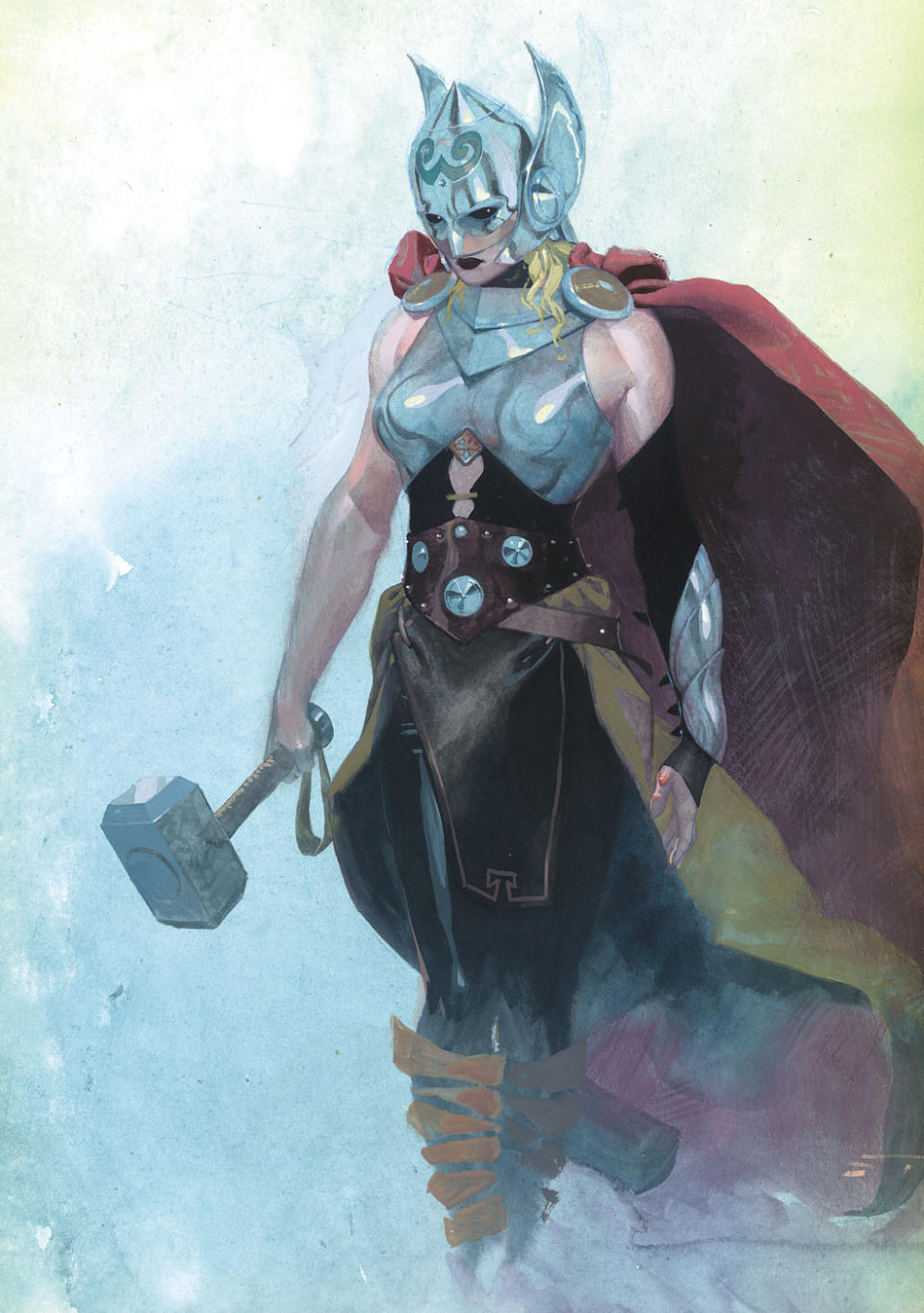 On October 1, for the first time ever, a woman shall be deemed worthy to wield the hammer Mjolnir and possess the powers of Thor.<span class="copyright">Marvel Comics</span>