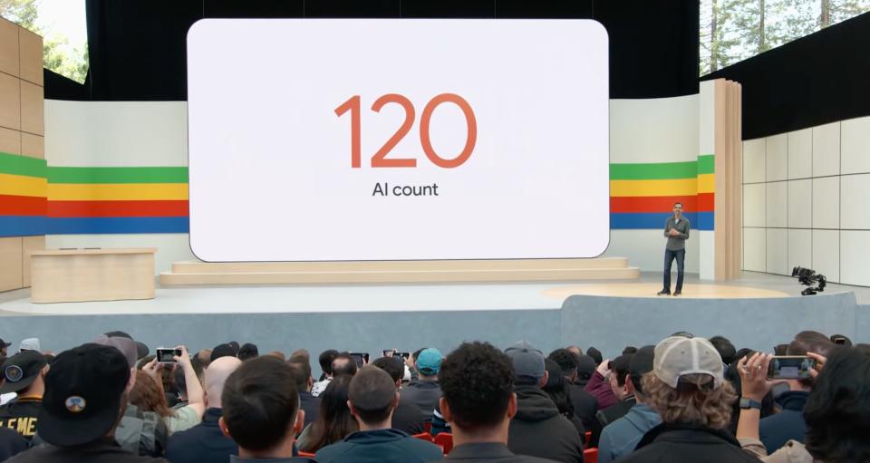 Google 120 count I/O event