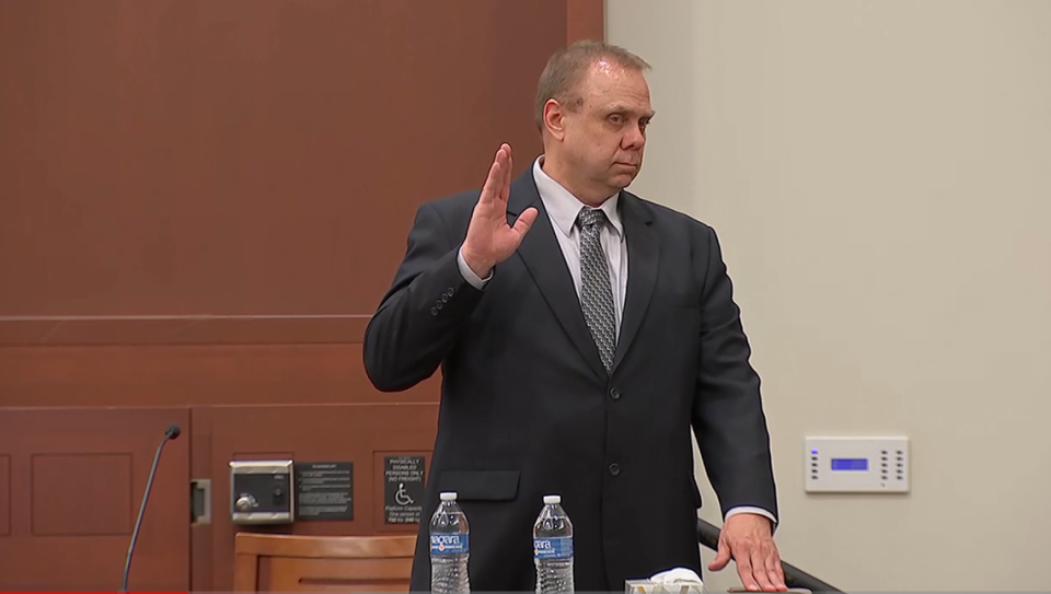 Christopher Palmiter, the stepfather of missing girl Madalina Cojocari, testified before a jury in Mecklenburg County’s Superior Court Tuesday, May 28, 2024.