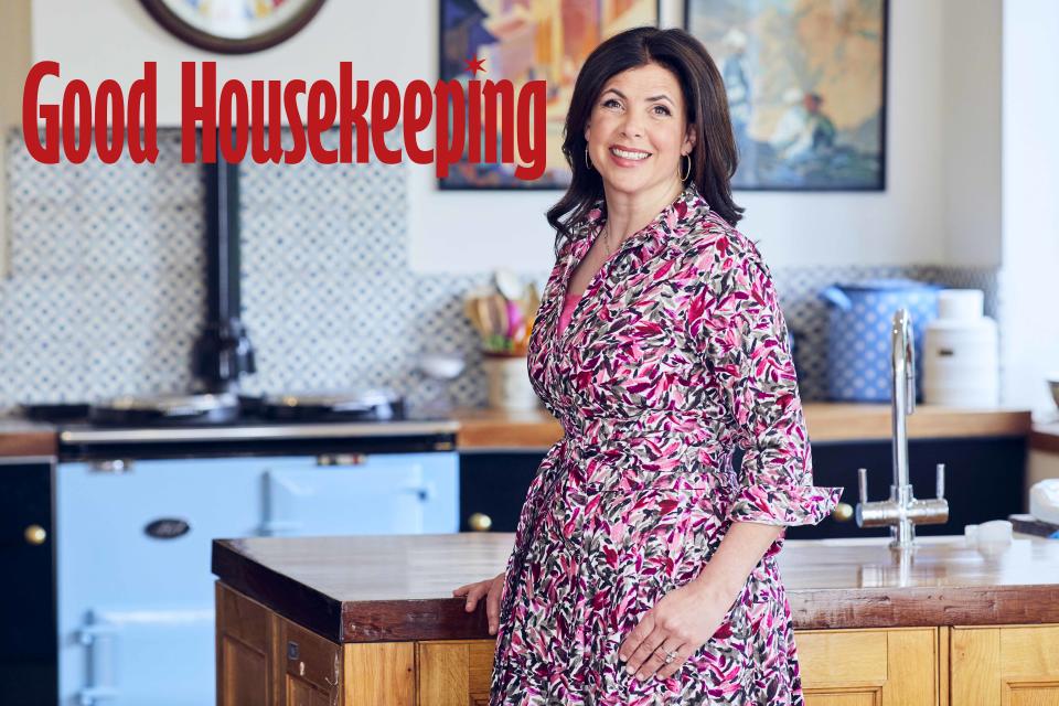 Kirstie Allsopp appears on the cover of the July issue of Good Housekeeping. (David Venni/Good Housekeeping)