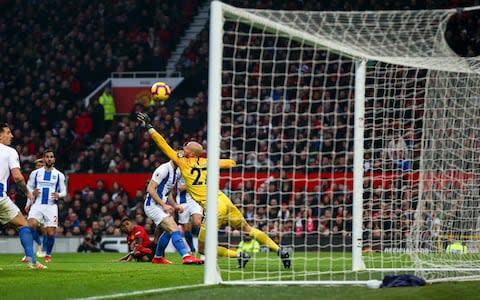 Marcus Rashford scores for United - Credit: Getty images