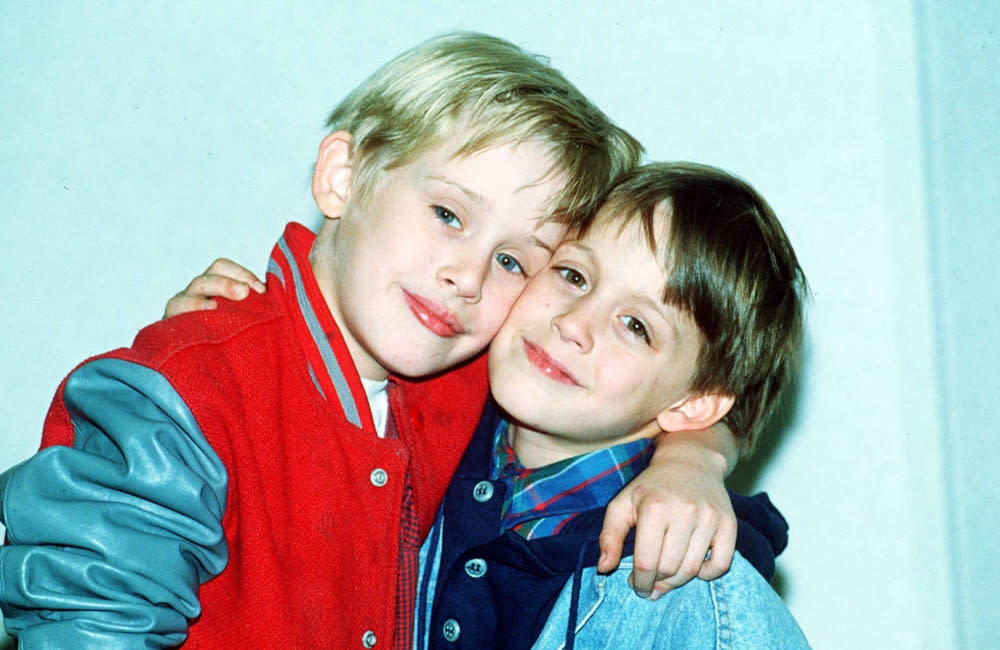 Macaulay und Kieran Culkin 1990 credit:Bang Showbiz