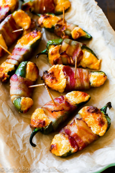 Bacon-Wrapped Cheesy Stuffed Jalapeños