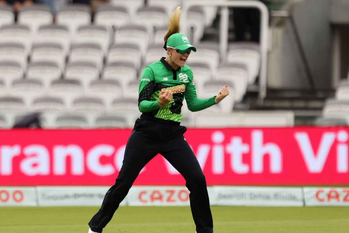 Gaby Lewis played a key role in Ireland’s landmark victory in Pakistan (Steven Paston/PA) (PA Archive)