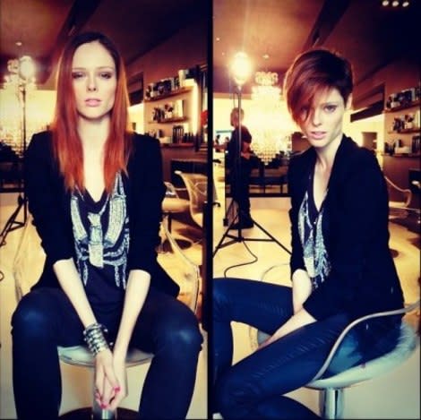 Coco Rocha's New Haircut