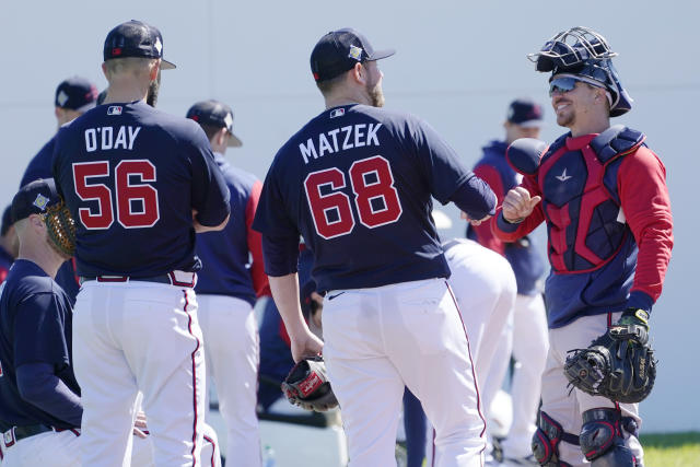 Braves pitcher Tyler Matzek involved in odd incident at World Series parade