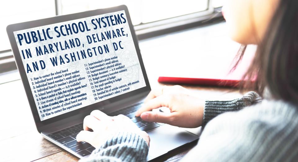 MDDC investigated the transparency of school system websites in Maryland, Delaware and the District of Columbia for 2023 Sunshine Week.